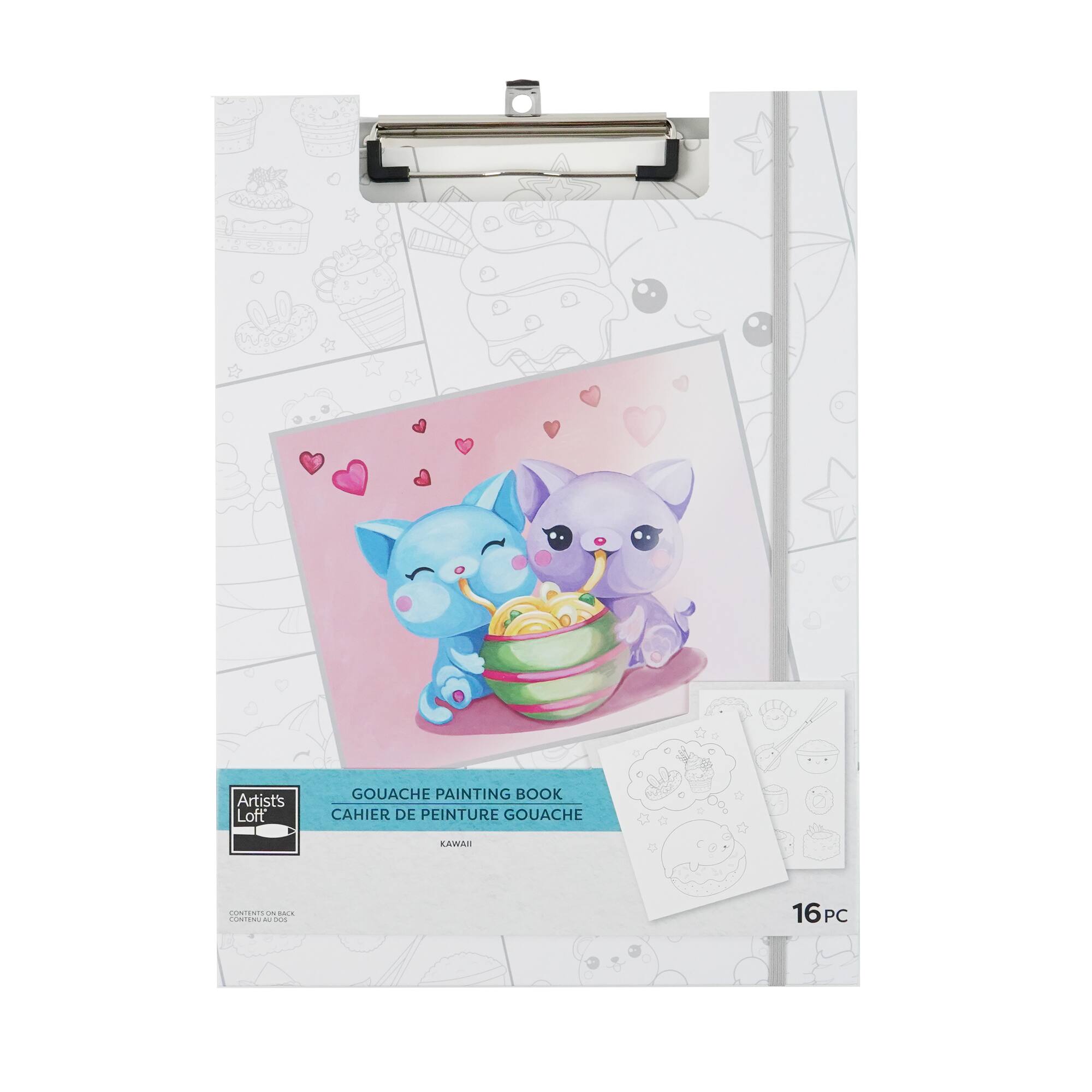Kawaii Gouache Painting Book Kit by Artist's Loft®